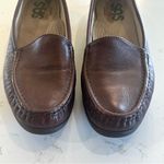 SAS Women’s Simplify Leather Moccasin Loafers Shoes Antique Wine Brown Size 9 Photo 2