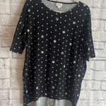 LuLaRoe Disney Nightmare Before Christmas Short Sleeve Oversized Top Size S Photo 0