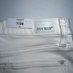 Judy Blue ‎ High Waist Wide Leg Crop Denim Stretch Jeans Women’s Size 7/28 NWT Photo 6