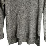 Eileen Fisher Black/Cream Marled Wool/Linen Blend Sweater F4N5 Women’s Medium Photo 3