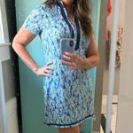 CABANA LIFE Twill Tape Mini Dress Upf 50 Nautical Sailboat Caftan Blue L NWT Size L Photo 1