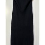 Favorite Daughter Imitation Pearl Strap Dress Black Size XL NWT Ribbed Knit Photo 5