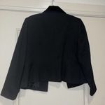 Amanda Smith  Petites Black Wool Jacket Blazer Women’s Size 8P fur collar Photo 7