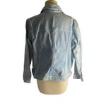 J.Jill Hand Dyed Light Wash Stretch Denim Jacket  Women’s LP Petite Photo 6