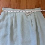 Amanda Smith  Skirt Suit 8 Mint Green Lined Straight Knee Length Photo 6