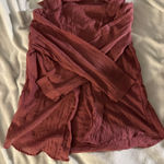 Pink/Purple Longsleve Beach Coverup Red Size M Photo 1