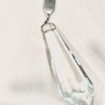 New!! Prabal Gurung gorgeous prism pendant on silver chain! Silver Photo 0