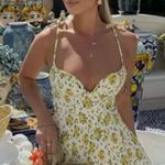 ZARA Floral Poplin Dress Photo 15