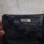 Vintage Loffs Black Leather High Waisted 80s Pencil Skirt size 10M Glam Punk Photo 3