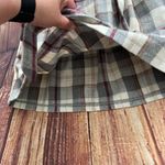 Have Women's Synthetic Wool Plaid Tartan Skirt Belted Size Medium Photo 5
