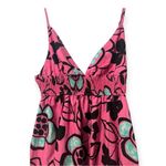 ZARA  Pink Black Floral Cotton Poplin Midi Dress Size S Photo 6