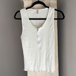 Free People  Laid Back Henley Tank NWOT Photo 2