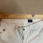 AG Adriano Goldschmied Womens The Stilt Cigarette Crop Jeans White Size 28 Photo 6