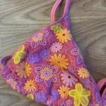 No Boundaries Floral Swim Top Size Small Photo 1