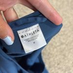 Athleta  Air out cinch t shirt Women's Blue Top Photo 3