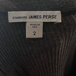 James Perse  Standard Ribbed Scoop Neck Midi Dress Gray Women's Size 2 Medium‎ Photo 4