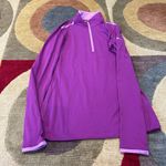 Nike Golf Dri Fit Tour Performance Magenta Purple Quarter Zip Athletic Top Small Photo 0