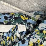 Boden Shirt Womens 14 Pink Blue Green Floral Pleated Blouse Casual Boho Preppy Photo 6