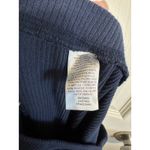 Free Press  Pajama Bottoms Faux Fly Waistband Rib Knit‎ Banded Cuff navy Medium Photo 4