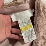 David's Bridal David’s Bridal Bridesmaid Gown Homecoming Prom Dress Size 10 Pink Formal Lace Photo 7