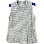 J.Jill Pure Jill Top Size Small Petite SP Gray Sleeveless Marled Cowl Neck Photo 0