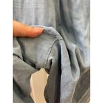 Guess Womens Light Blue Tie Surplice Back Sleeveless Wide Leg Jumpsuit MEDIUM Photo 9