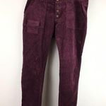 Caslon  Burgundy Corduroy Utility Pants Photo 1