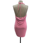 White Fox Boutique White‎ Fox Boutique The Long Run Mini Dress Pink Halter Bodycon Size XL Photo 7
