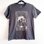 Disney Tee Hocus Pocus Tarot Card Style Grey Crew Neck T Shirt Sz XS GUC Photo 0