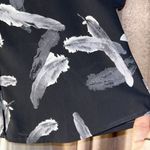 EXPRESS Size M Semi Sheer Feather Button Down Shirt Photo 3