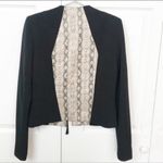 Urban Outfitters Sparkle & Fade Size Medium Snake Trim Black Blazer Photo 5