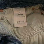 MOTHER Denim NWT  Mid Rise Dazzler Ankle Fray Jeans Riding Cliffside Size 31 Photo 14