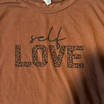Sew in love long sleeve top. Like new. Brown Size M Photo 1