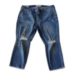 Torrid High Rise Straight Distressed Jeans Photo 0