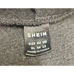 SheIn  Black Cropped Full Zip Hoodie Size X-Large-NWOT Photo 6