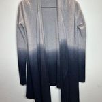 Barefoot Dreams Barefoot Dream Women's Size S/M Bamboo Gray Calypso Waterfall Cardigan Ombre EUC Photo 2