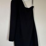 Bardot Black Willow One Shoulder Choker Style Minidress. Size: US 6 Photo 0