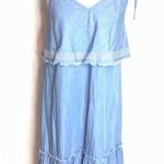 Suboo outlaw chambray tiered maxi dress Size 6 Photo 6