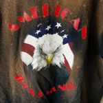 Urban Outfitters American Iron & Muscle T Shirt Vintage Y2K Brown Black Medium M USA Eagle Unisex Photo 6
