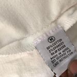 Studio West White denim jean button up down jacket long sleeve cargo pockets western vibe-M Measurements in pics Photo 3