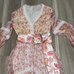 Rococo Sand candy long maxi belted dress size XS Pink Photo 3