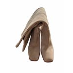 Sam Edelman Knee High Olly Leather Suede Boots Size 7.5 Tan Block Heel NEW Photo 3