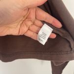 J.Jill Pure Jill Pima Cotton Brown Open Front Cardigan Waterfall Hem Size XL Photo 5