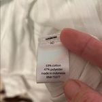 Sonoma EUC  Aqua and White Hombre Striped V-Neck Tee Photo 2