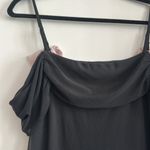 Wild Fable  Dress Black Mesh Bodycon Pink Bow Off Shoulder Coquette Photo 11