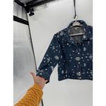 Laura Ashley  Southwest indigenous Aztec Embroidered bling jean jacket size XL Photo 5