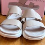 Kensie womens Jipsy adjustable slip on slides sandals nude 8 Photo 4