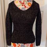 Loft Ann Taylor Metallic Silver Sweater Photo 0