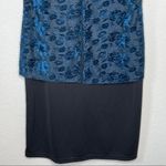 Vintage Kathie‎ Lee Dress Blue Size M Photo 4
