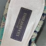 Emilio Pucci  Firenze Velvet Raffia Wedge Sandals Shoes size 6 Photo 9